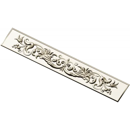Regal Acanthus Baguette - STL 3D model for CNC carving