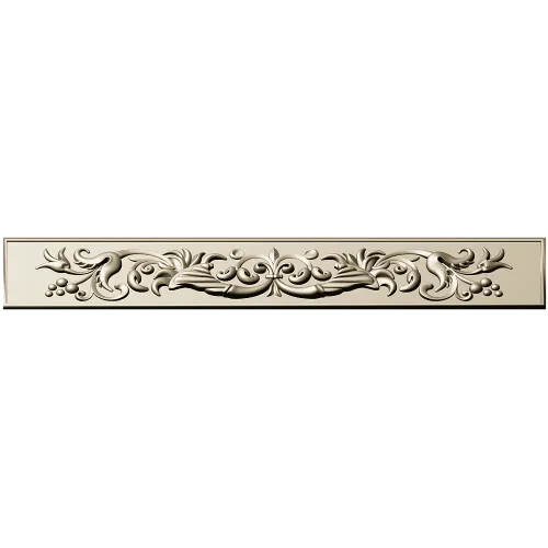Regal Acanthus Baguette - STL 3D model for CNC carving