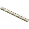 Rosette Scroll Half-Round Baguette - STL 3D Model for CNC