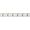 Ритмичный декоративный багет в овальном стиле - STL для ЧПУ