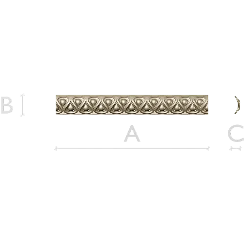 Каплевый багет - 3D модель STL для фрезера