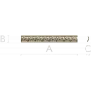 Classic Acanthus Baguette - STL 3D model for CNC carving
