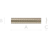 Classic Arched Baguette STL for CNC