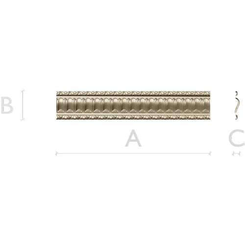 Classic Arched Baguette STL for CNC