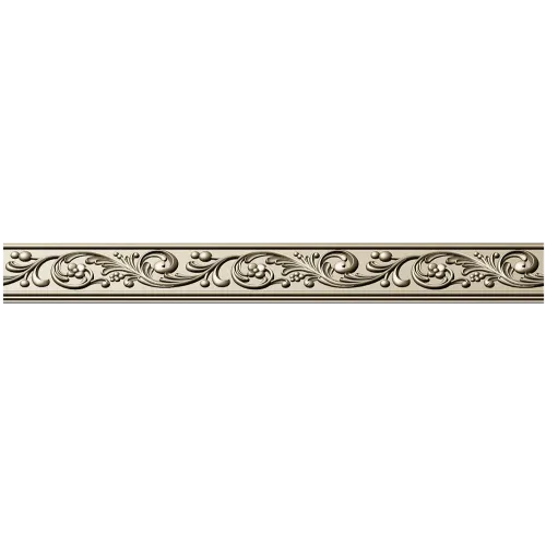Багет с растительным орнаментом - 3D модель в формате STL для ЧПУ