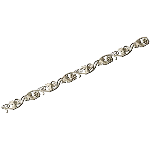 Grapevine baguette STL 3D model for CNC milling