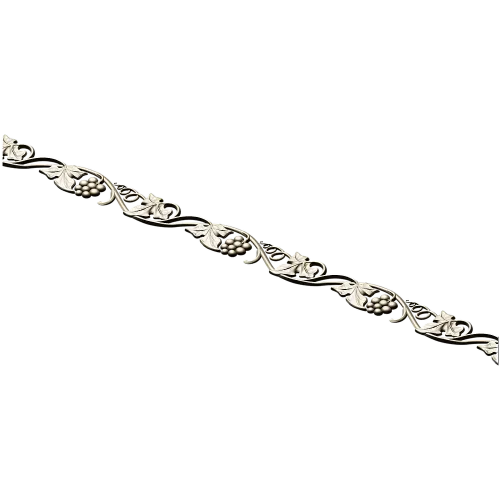 Grapevine baguette STL 3D model for CNC milling