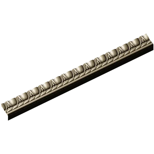 Classic Bead & Rope Baguette - STL 3D Model for CNC