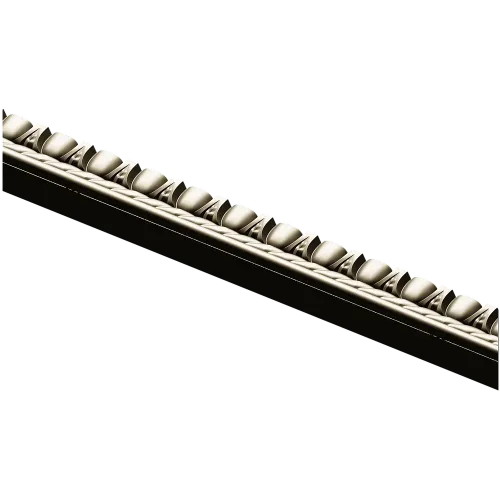 Classic Bead & Rope Baguette - STL 3D Model for CNC