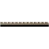 Classic Bead & Rope Baguette - STL 3D Model for CNC