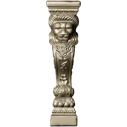 Regal Lion Baluster STL for CNC Milling