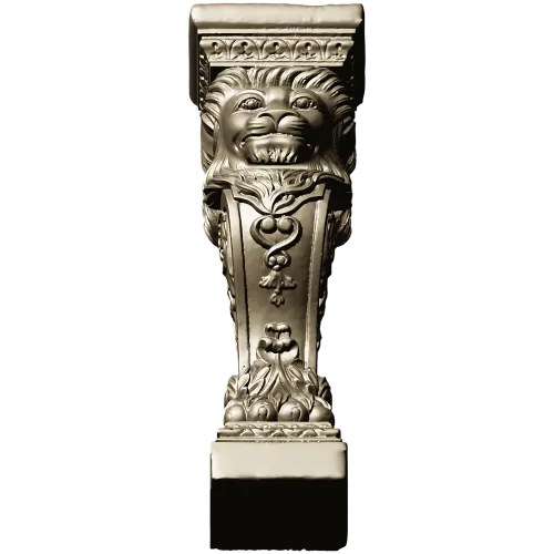 Regal Lion Baluster STL for CNC Milling