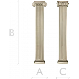 Ionic Fluted Baluster