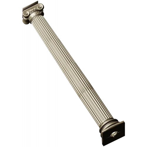 Ionic fluted column STL 3D model for CNC