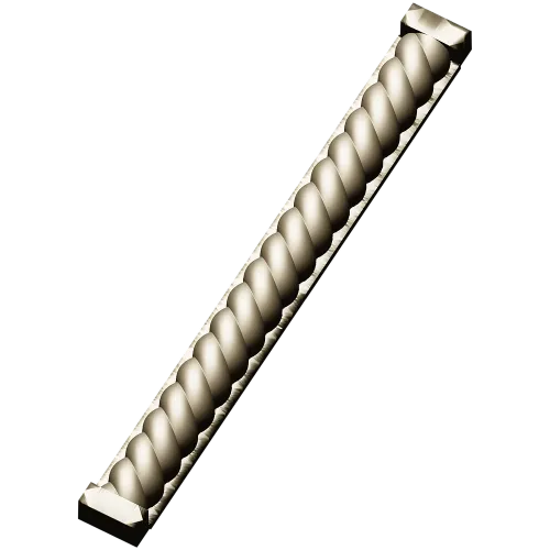 Rope-Twist Baluster STL 3D Model for CNC Milling