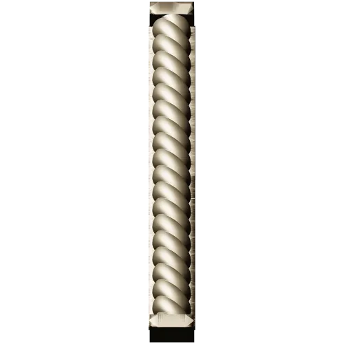 Rope-Twist Baluster STL 3D Model for CNC Milling