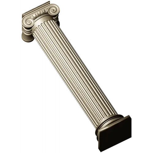 Ionic column STL 3D model for CNC router