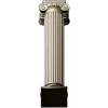 Ionic column STL 3D model for CNC router