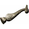 Ornate Acanthus Scroll STL model for CNC milling