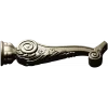 Ornate Acanthus Scroll STL model for CNC milling