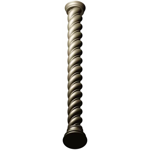 Spiral baluster 3D model STL for CNC routing