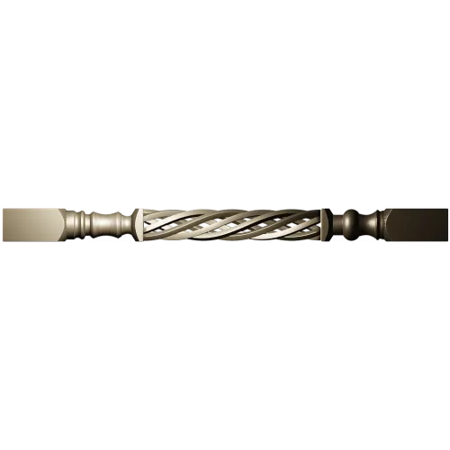 Helical Rope Baluster - STL 3D model for CNC