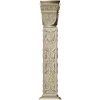 Ornate Floral Baluster 3D STL Model for CNC Carving