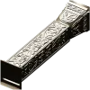 Ornate Floral Baluster 3D STL Model for CNC Carving