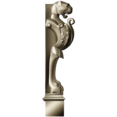 Балясина "Львиная лапа" - 3D модель STL для ЧПУ