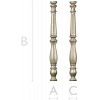 Classic turned baluster STL for CNC