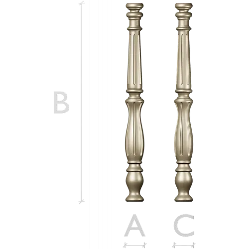 Classic turned baluster STL for CNC
