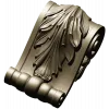 Acanthus Scroll Corbel - STL 3D model for CNC milling