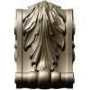 Acanthus Scroll Corbel - STL 3D model for CNC milling