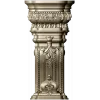 Imperial Acanthus Baluster - STL 3D model for CNC