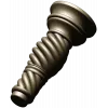 Spiral Twist Baluster - detailed STL 3D model for CNC milling