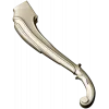 Rococo Scroll Furniture Leg - STL 3D model for CNC