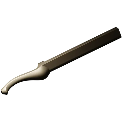 Swan-Scroll Baluster - STL 3D model for CNC
