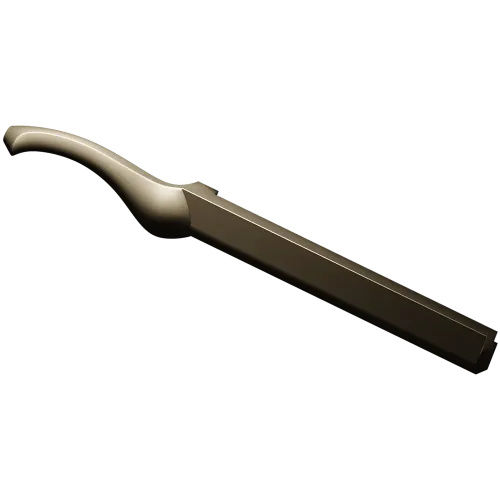 Swan-Scroll Baluster - STL 3D model for CNC