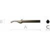 Swan-Scroll Baluster - STL 3D model for CNC