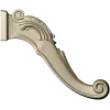 Auric Scroll - ornate furniture leg STL 3D model for CNC