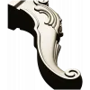 Auric Scroll - ornate furniture leg STL 3D model for CNC