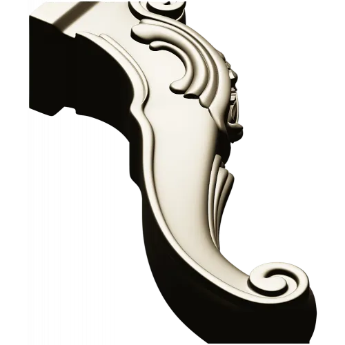 Auric Scroll - ornate furniture leg STL 3D model for CNC