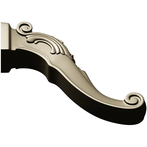 Auric Scroll - ornate furniture leg STL 3D model for CNC