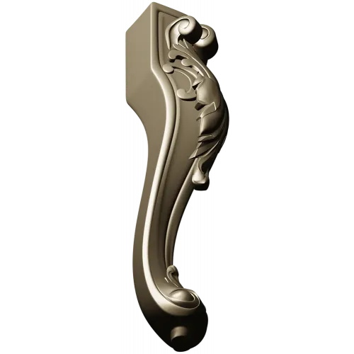 Резная мебельная ножка в классическом стиле - STL модель для ЧПУ