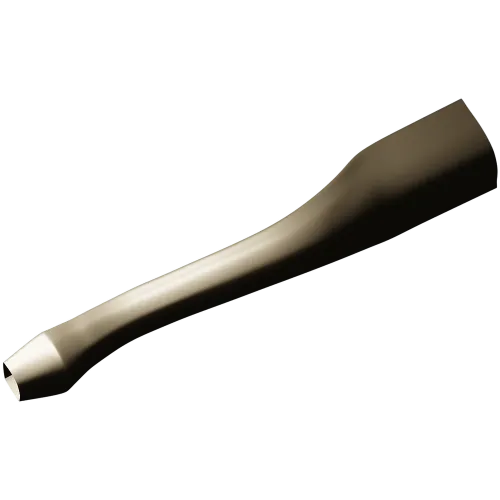 S-shaped baluster STL 3D model for CNC carving