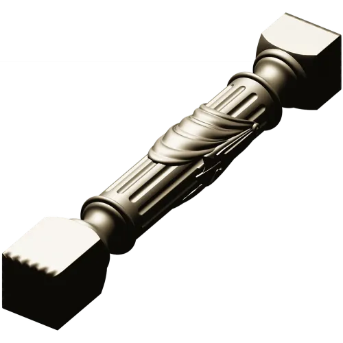 Regal Draped Baluster - STL 3D Model