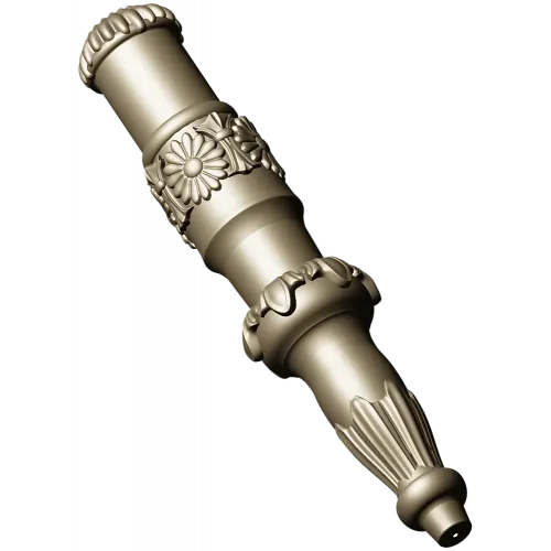 Daisy Acanthus Baluster - STL 3D model for CNC