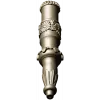 Daisy Acanthus Baluster - STL 3D model for CNC