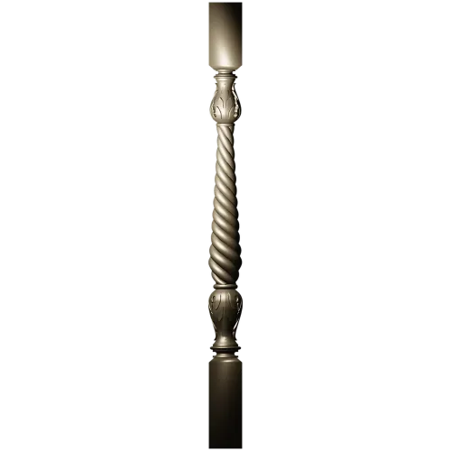 Baroque Rope Baluster STL for CNC milling