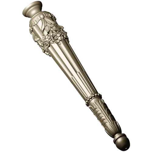 Ornate Classical Baluster Leg - STL 3D Model for CNC